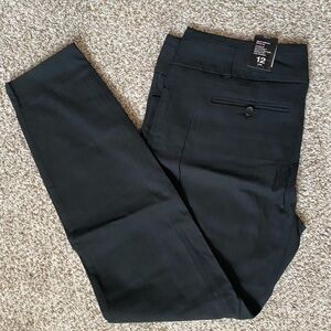 NWT The Limited Exact Stretch Skinny Black Dress Pants Size 12 Long